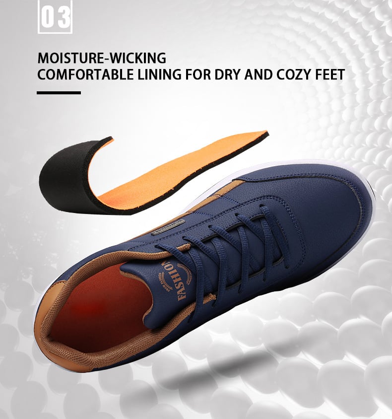 Men's Orthopedic Shoes Support to Reduce Back and Knee Pressure