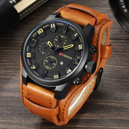 The Curren Leather Watch