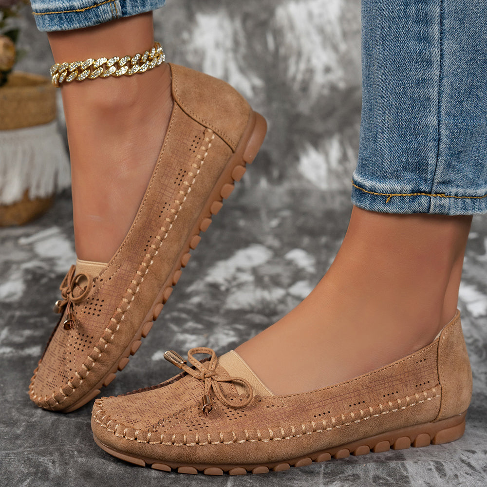 Orthopedic leather shoes, Lightweight, Anti-Slip, Breathable for Womenn
