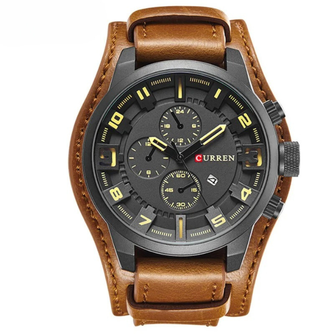 The Curren Leather Watch