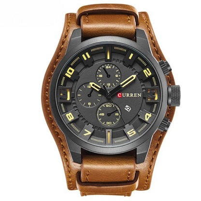 The Curren Leather Watch