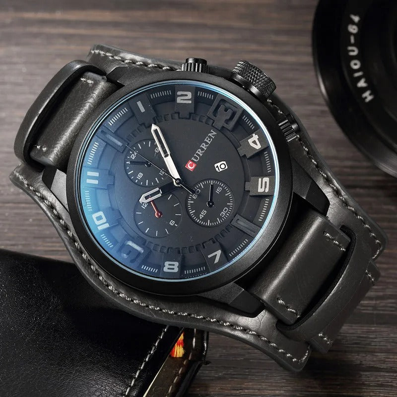 The Curren Leather Watch