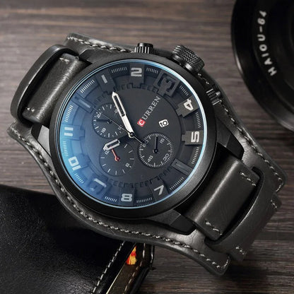 The Curren Leather Watch