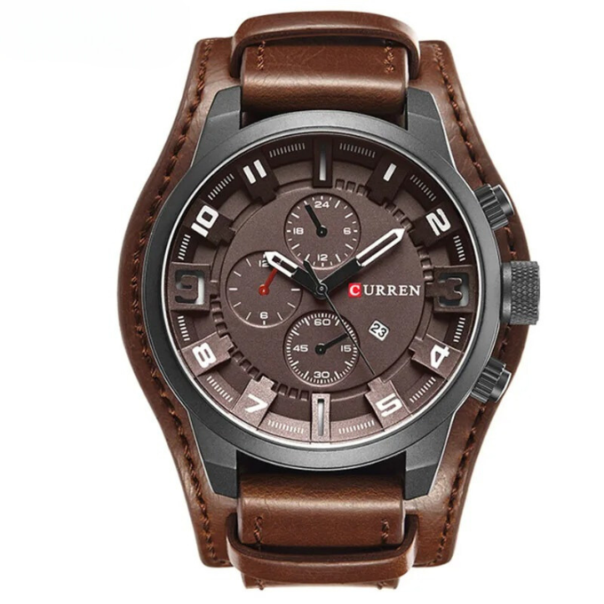 The Curren Leather Watch