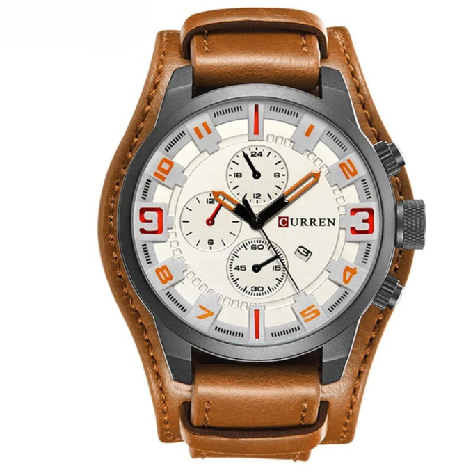 The Curren Leather Watch