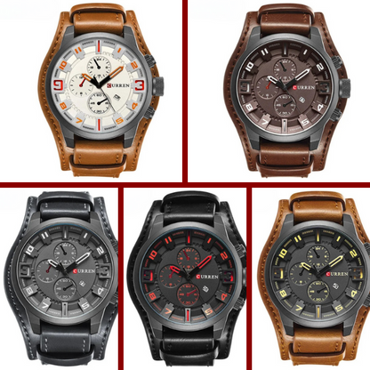 The Curren Leather Watch