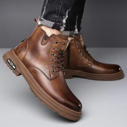 Men’s Orthopedic Leather Outdoor Boots