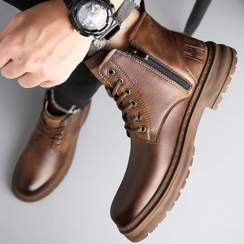 Men’s Orthopedic Leather Outdoor Boots