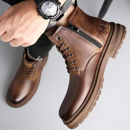 Men’s Orthopedic Leather Outdoor Boots