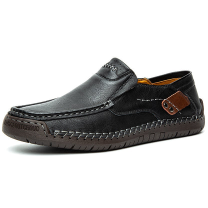 Men’s Orthopedic Leather Slip-On Sneakers