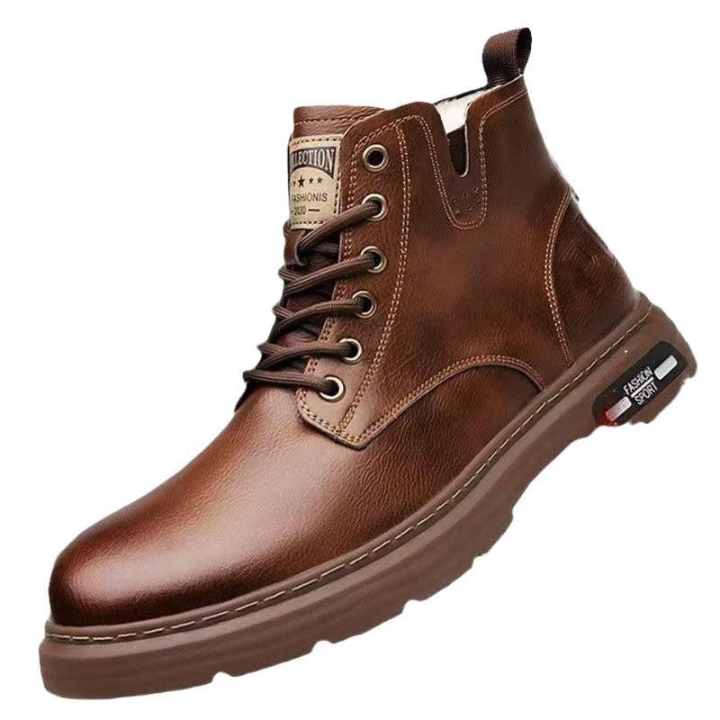 Men’s Orthopedic Leather Outdoor Boots