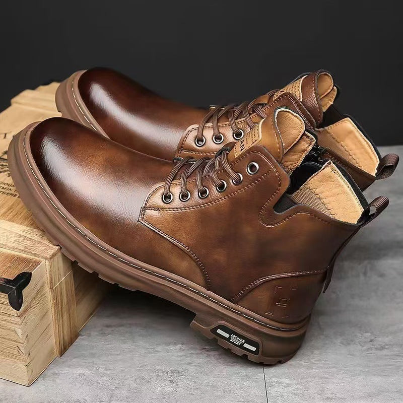 Men’s Orthopedic Leather Outdoor Boots