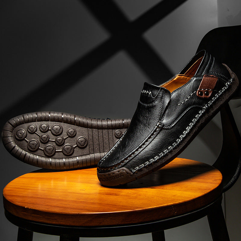 Men’s Orthopedic Leather Slip-On Sneakers