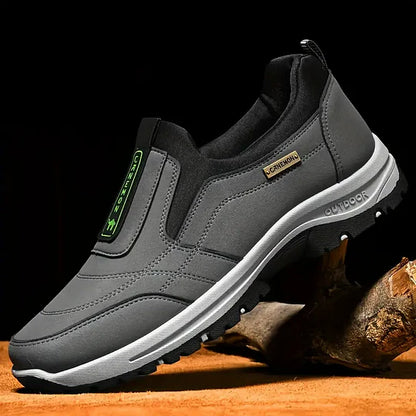 Men's Wide Comfort Sneakers with Arch Support & Shock Absorption