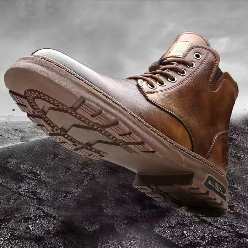 Men’s Orthopedic Leather Outdoor Boots