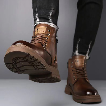 Men’s Orthopedic Leather Outdoor Boots