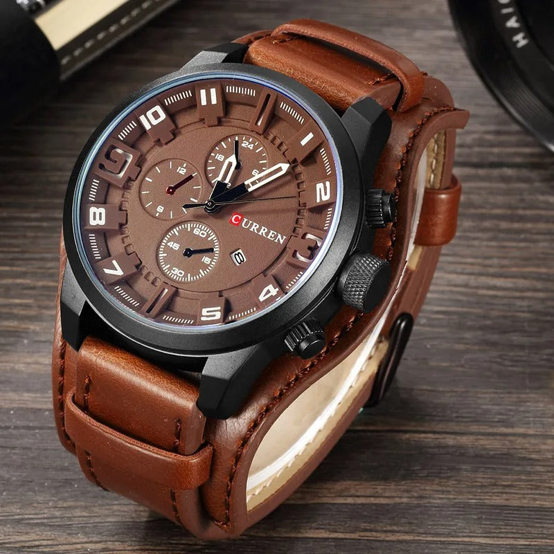 The Curren Leather Watch